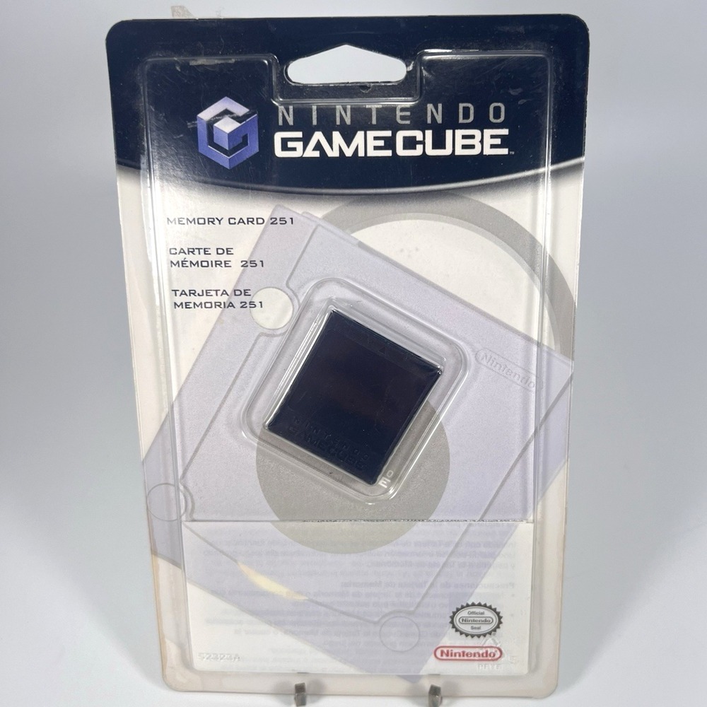 Official Nintendo GameCube Memory Card 251 Blocks DOL-014 NEW FACTORY SEALED